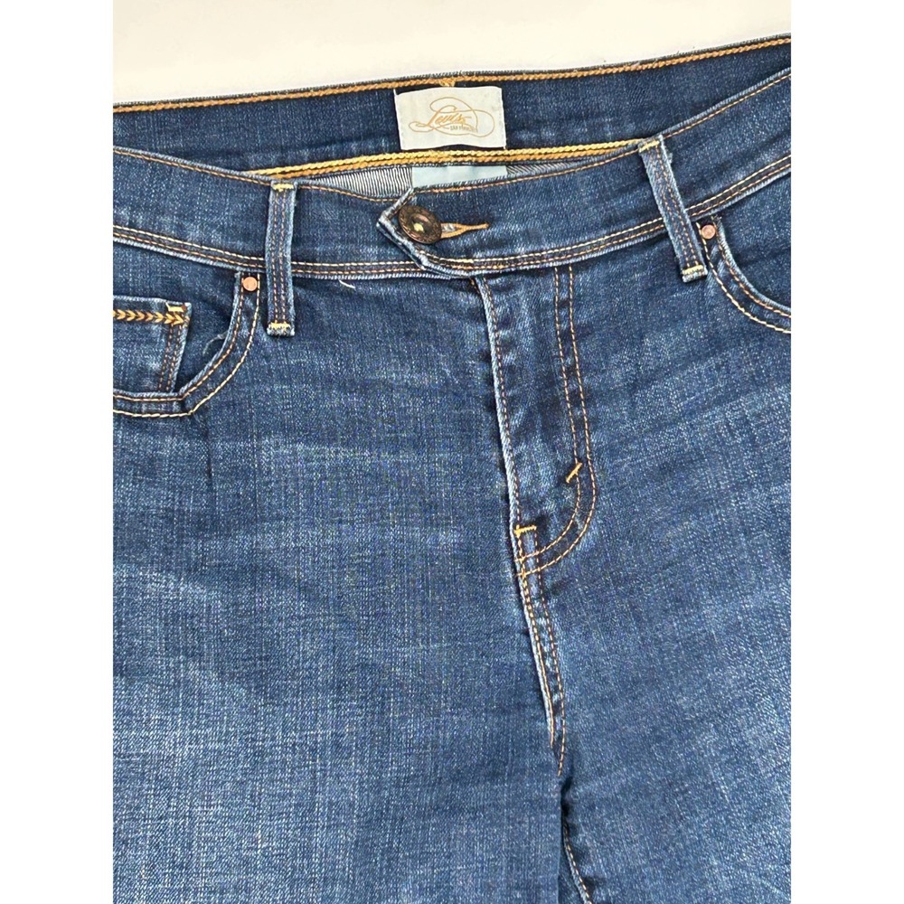 Levi's 515 Skimmer Capri Jeans Mid Rise Stretch Denim Classic 6 90S y2k Spring - Picture 5 of 12